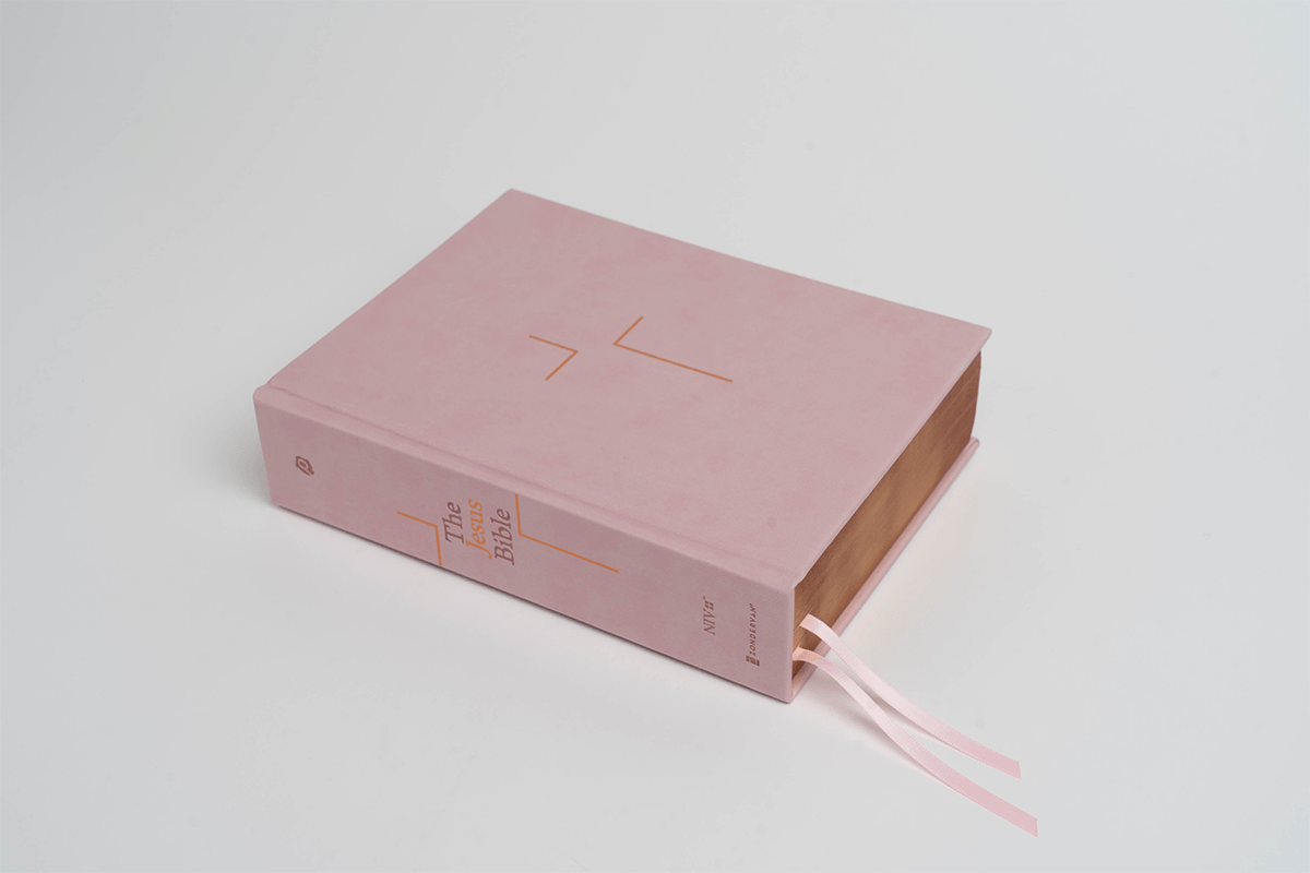 The Jesus Bible NIV Blush Pink